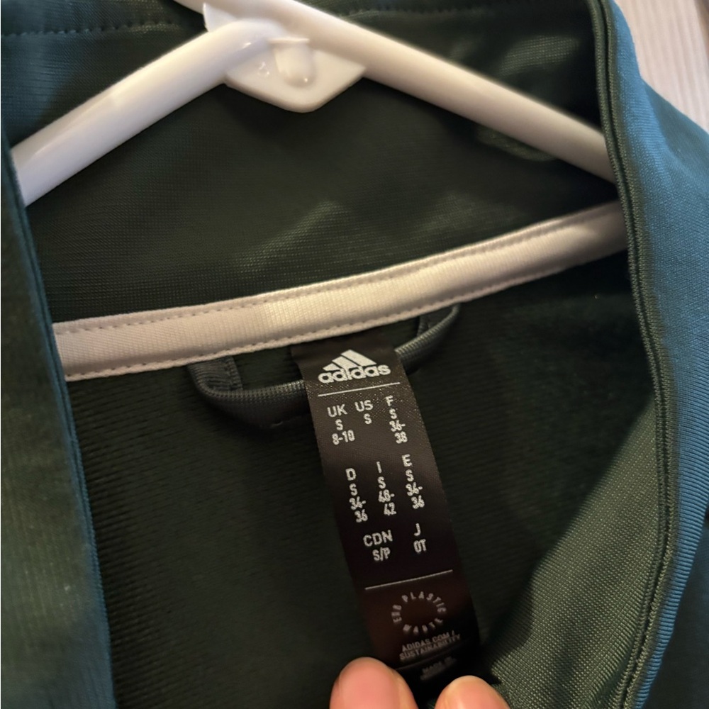Adidas Men's Green Jacket - Picture 4 of 8